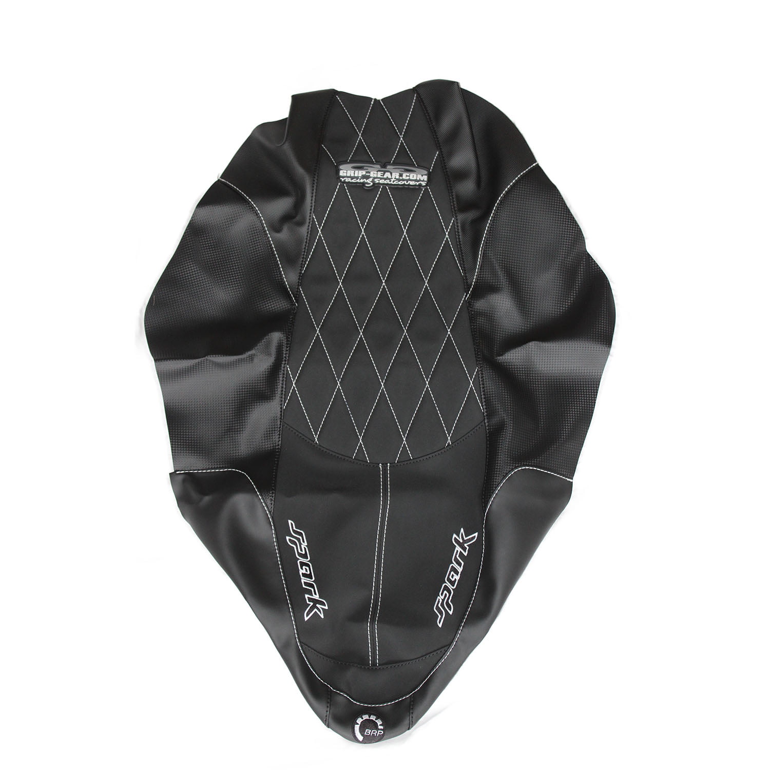 Grip Gear Custom Seat Cover - SeaDoo Spark 2UP white & black ...